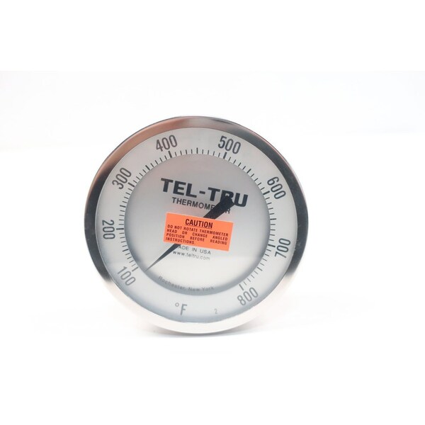 Aa575R 5In 1/2In 12In 100-800F Npt Bimetal Thermometer